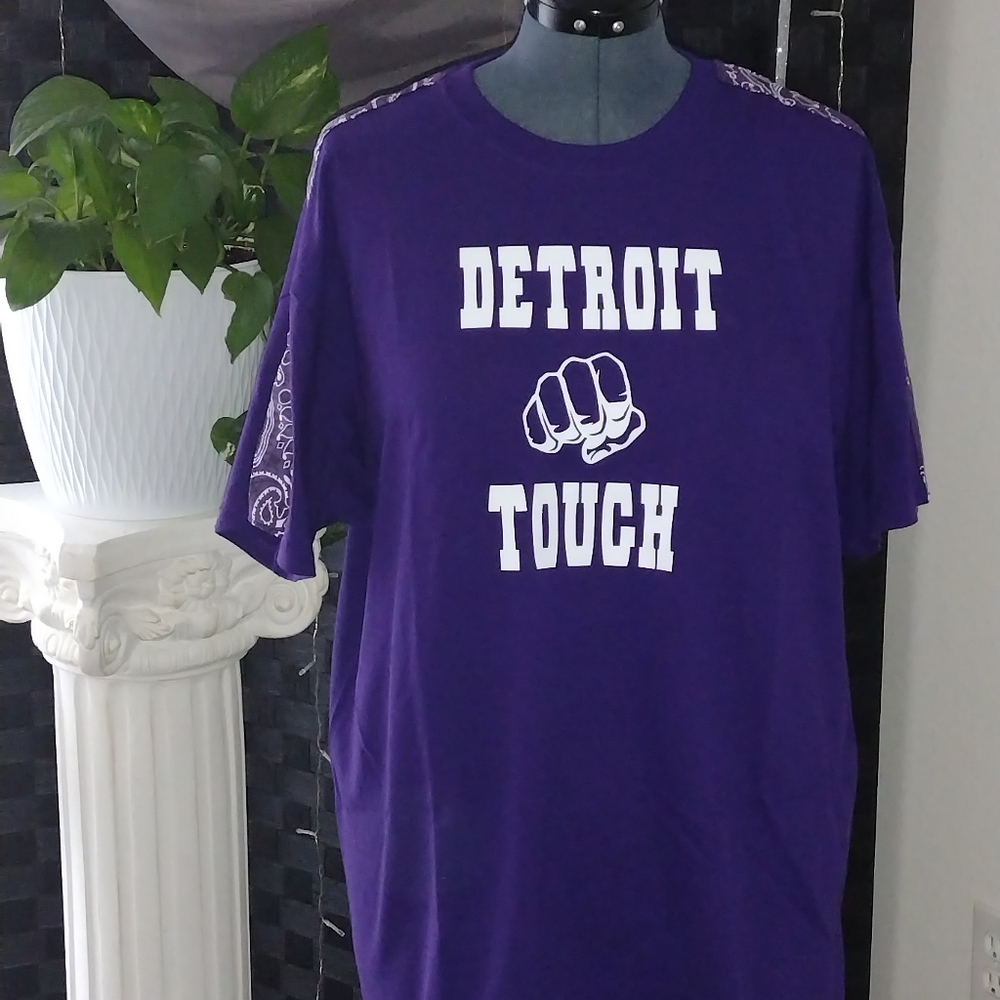 Men's T-shirt purple